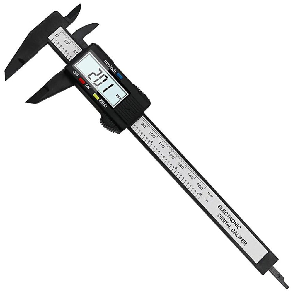 KNMASTER Knmaster 0,1mm Hassasiyetli 150 mm Karbonfiber Dijital Kumpas