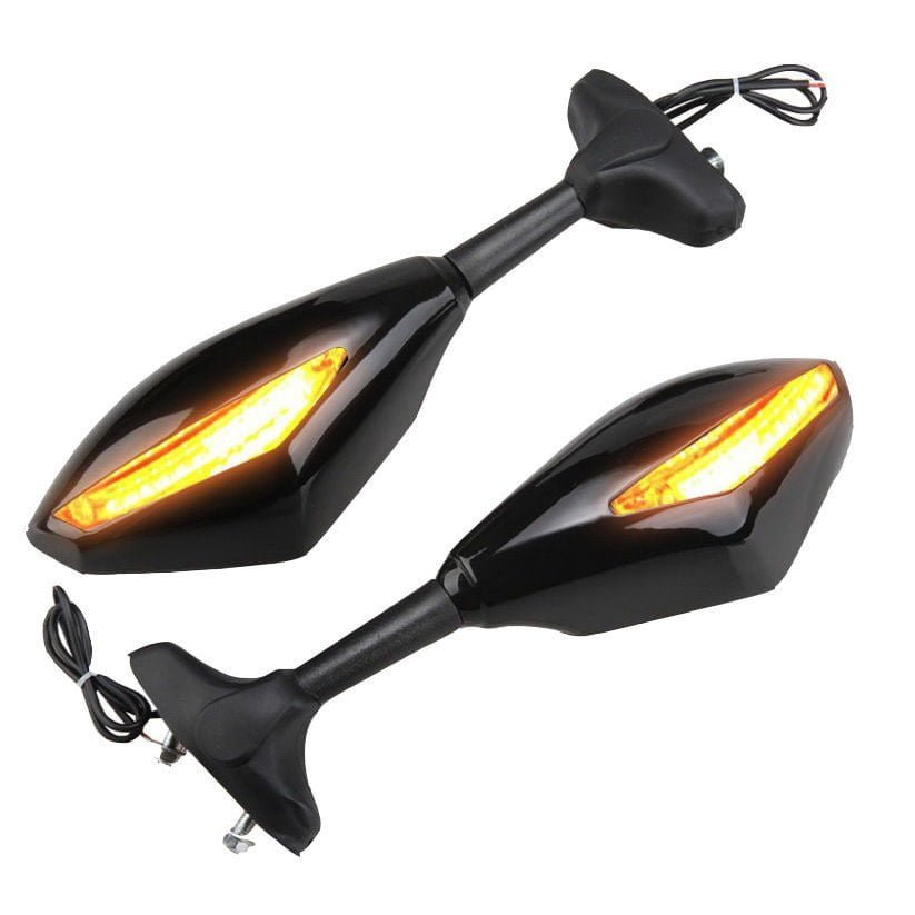 KNMASTER LED Sinyalli Motosiklet Ayna Takımı