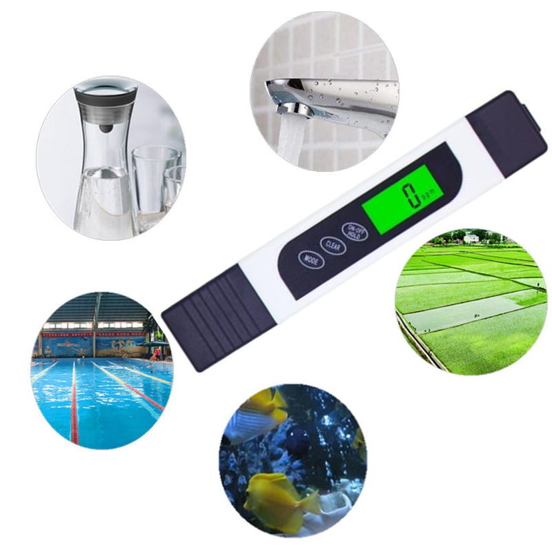KNMASTER Knmaster TE-300 TDS EC Metre Termometreli Su Kalite ve İletkenlik Ölçüm Cihazı Beyaz
