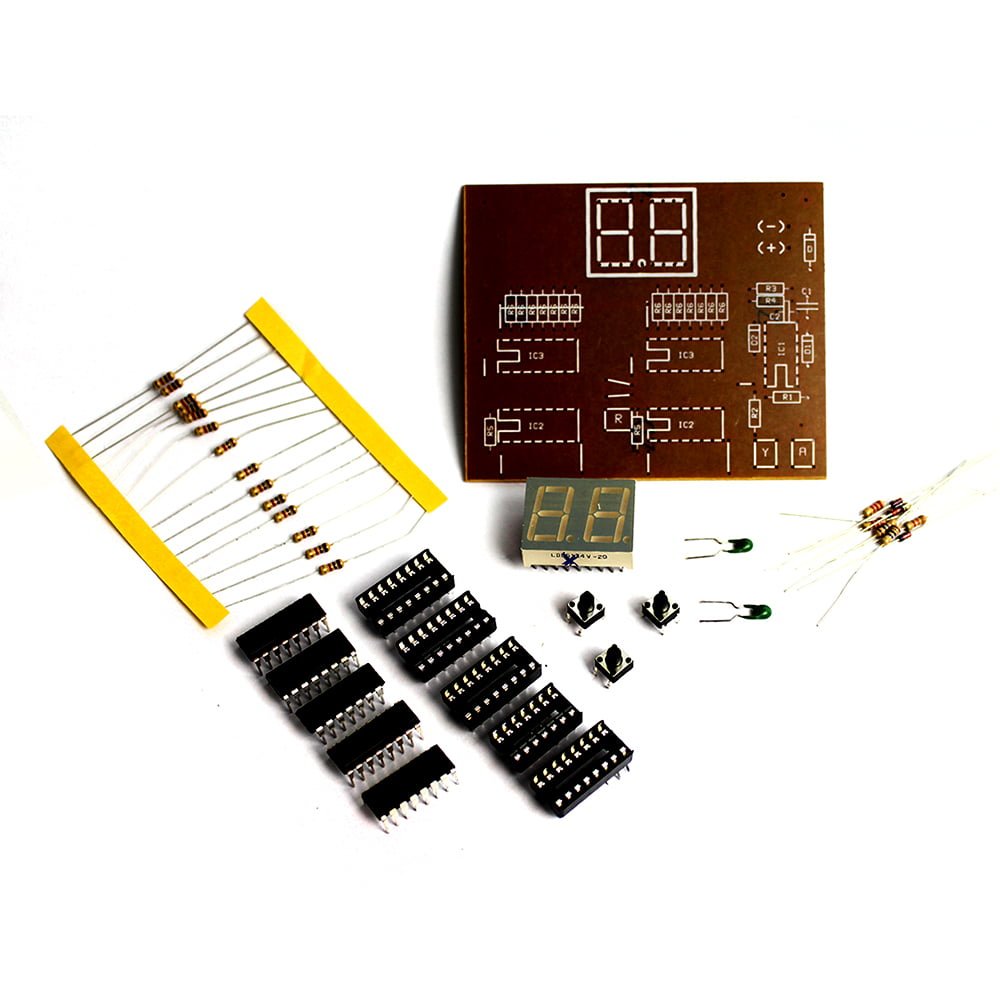 KNMASTER 0-99 Sayıcı Hobi Devresi Montesiz
