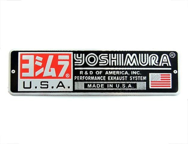 Yoshimura Alüminyum Dikdörtgen Sticker
