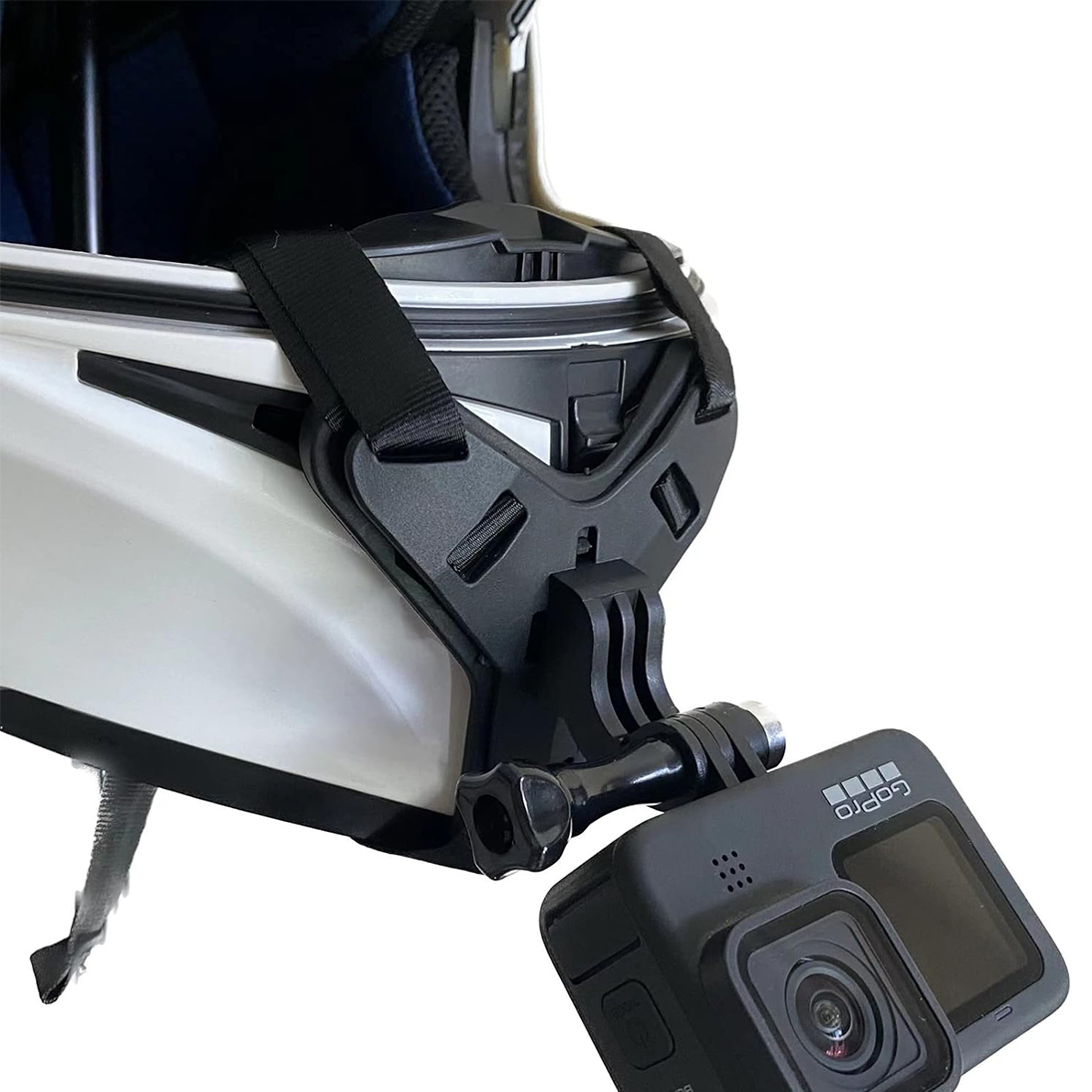 Kask Çene Toka Bağlantılı Kamera Tutucu Aparatı