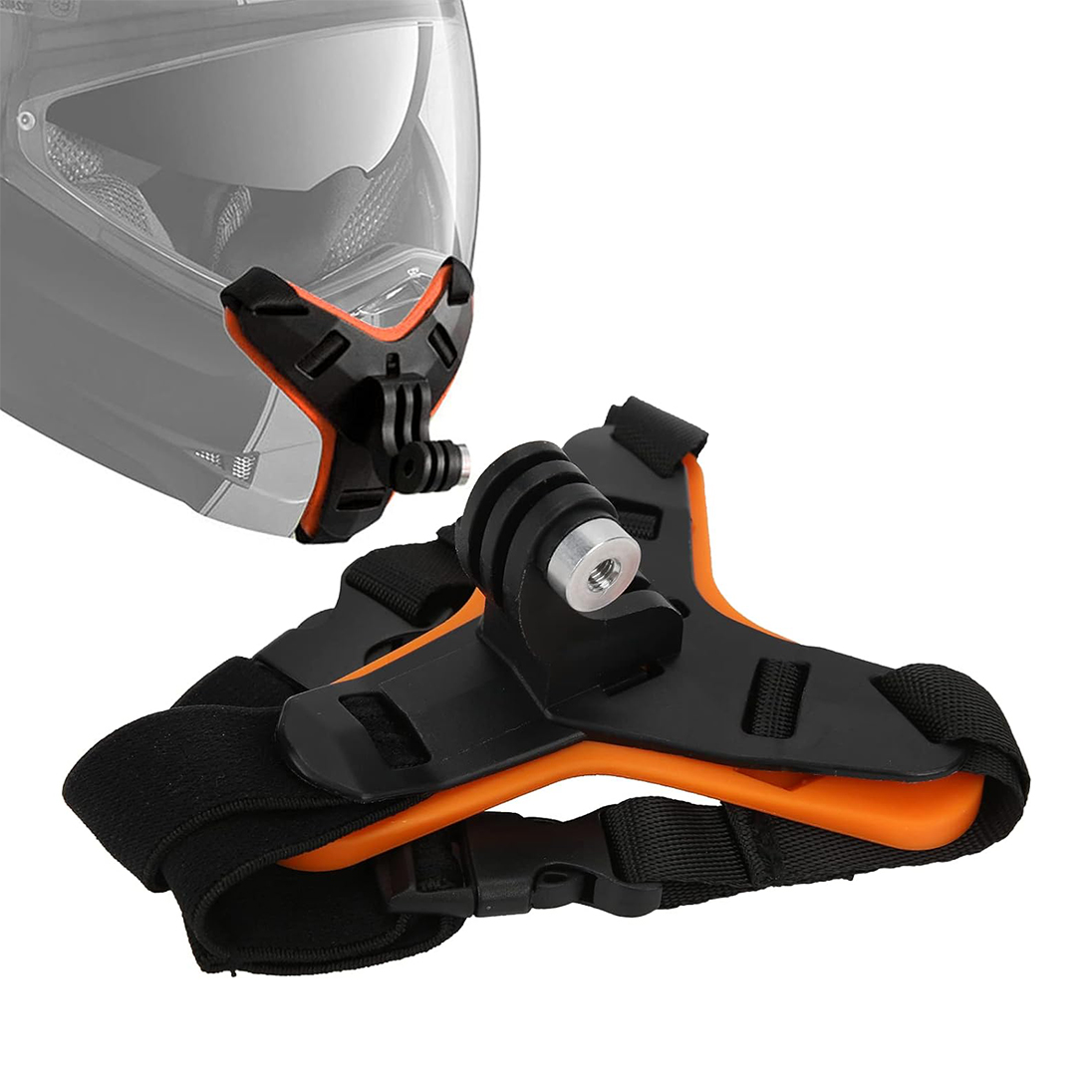 Kask Çene Toka Bağlantılı Kamera Tutucu Aparatı