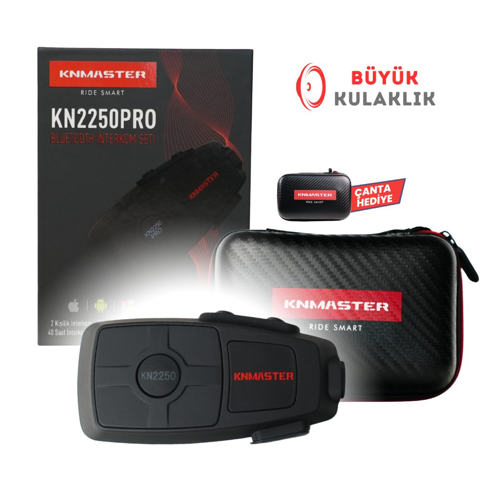 Knmaster KN2250 PRO Motosiklet Kask İnterkom Bluetooth Intercom Kulaklık Seti Knmaster KN2250 PRO Motosiklet Kask İnterkom Bluetooth Intercom Kulaklık Seti