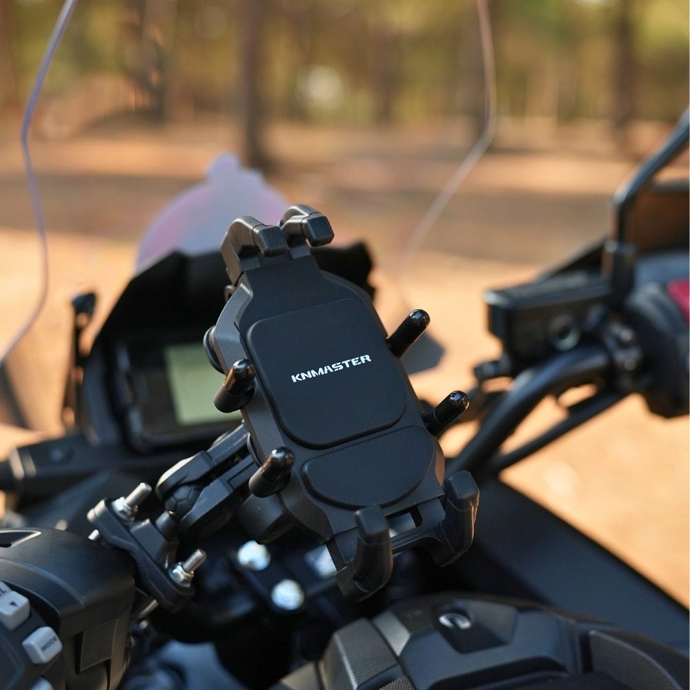 Knmaster TT860 Titreşim Engelleyicili Tüm Motosikletlere Uyumlu Telefon Tutucu (Kamera Bağlantılı)