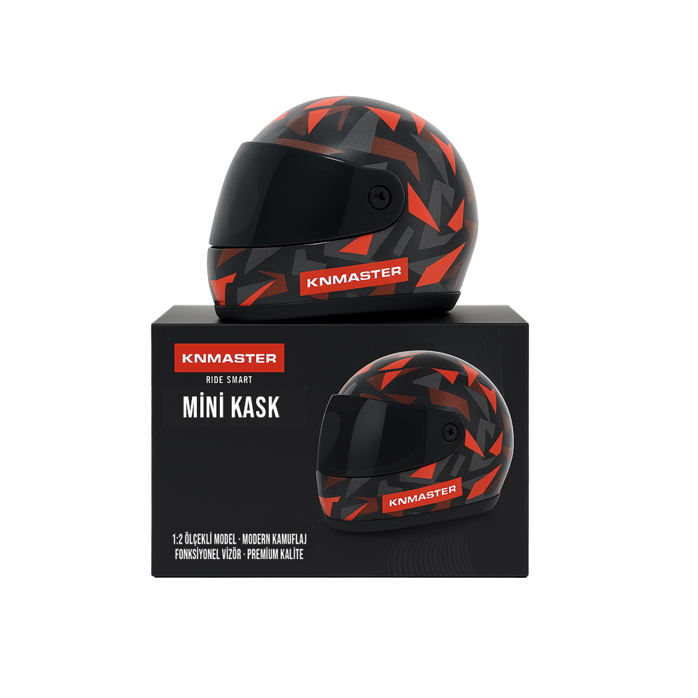 KNMASTER KNMASTER Mini Kedi Köpek Kaskı – 1:2 Ölçekli Modern Kamuflaj Modeli