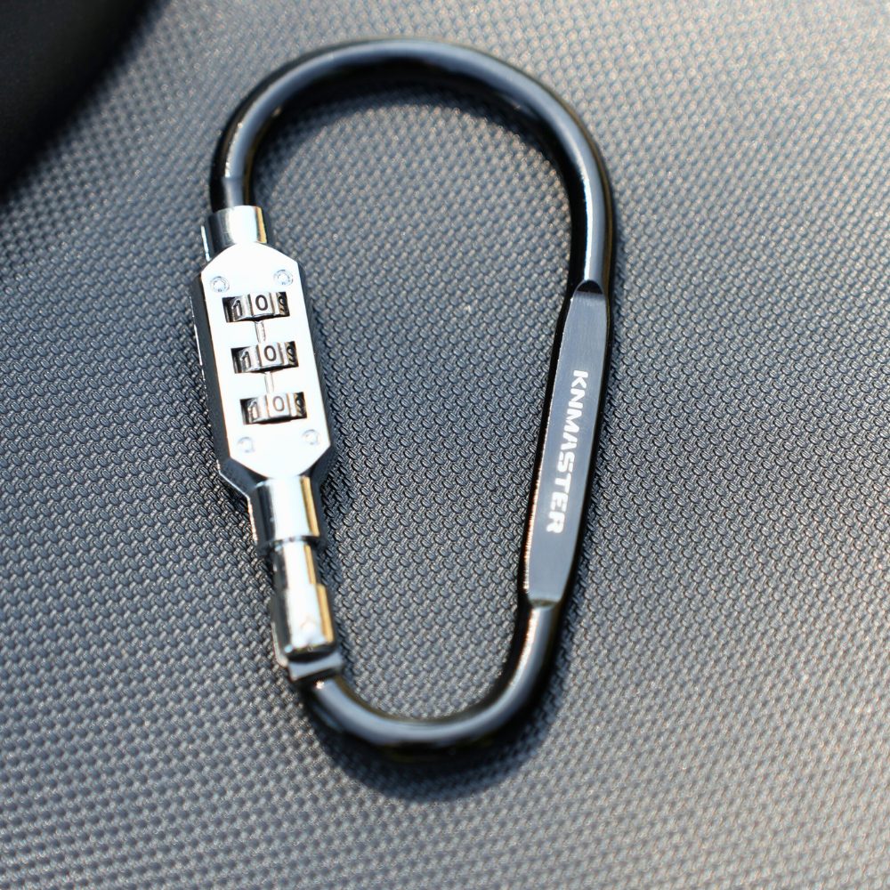 Knmaster LOCK 100 Şifreli Karabina Çok Amaçlı Motosiklet Kask Kilidi