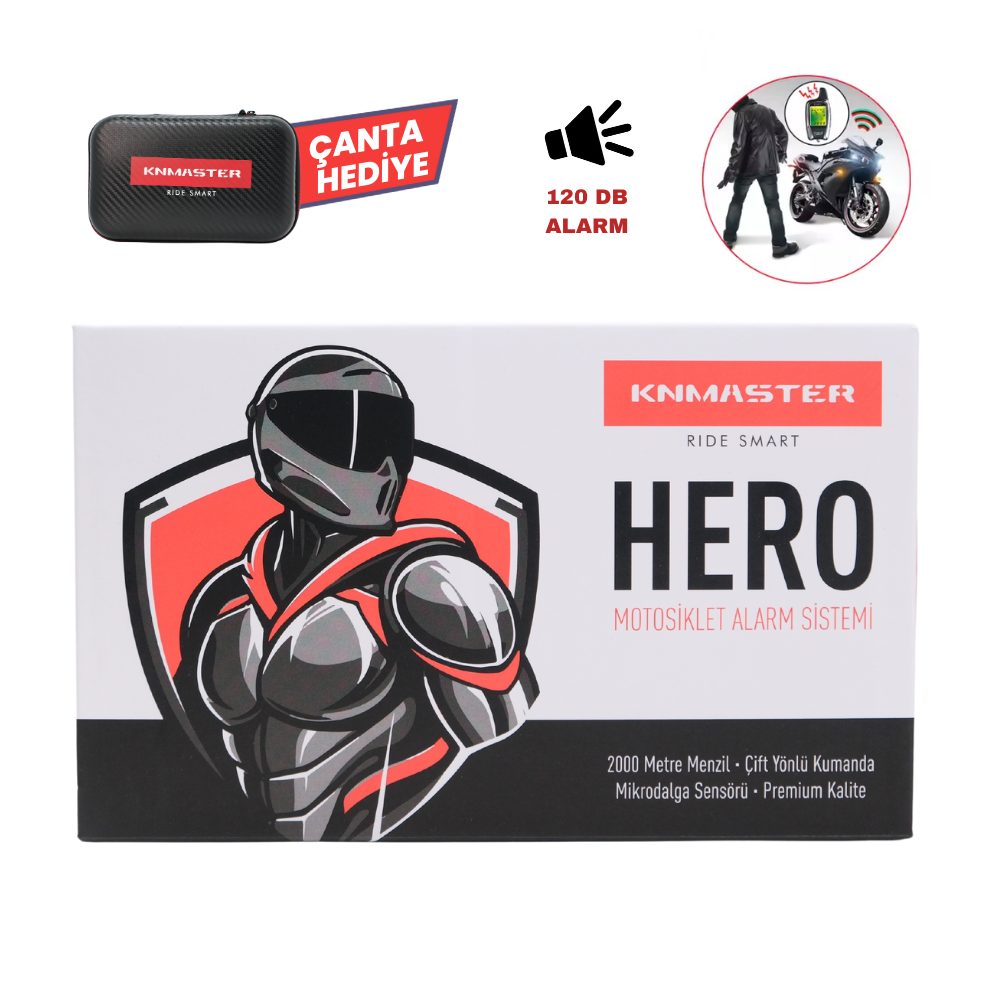 Knmaster Hero Çift Yönlü Motosiklet Alarm Sistemi