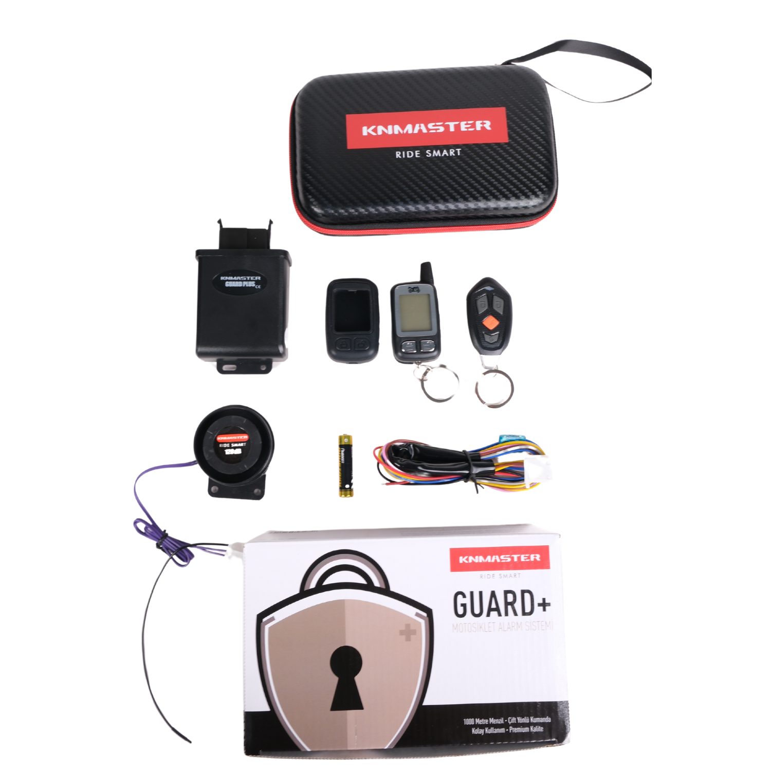 Knmaster Guard Plus 120 Desibel Sesli ve Titreşimli Motosiklet Alarm Sistemi