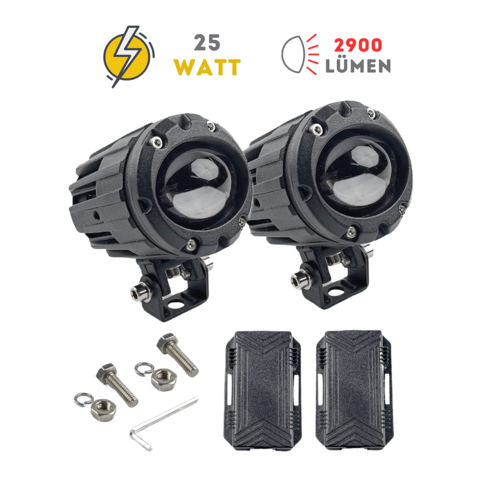 Knmaster Buffalo 25W Motosiklet Led Sis Farı