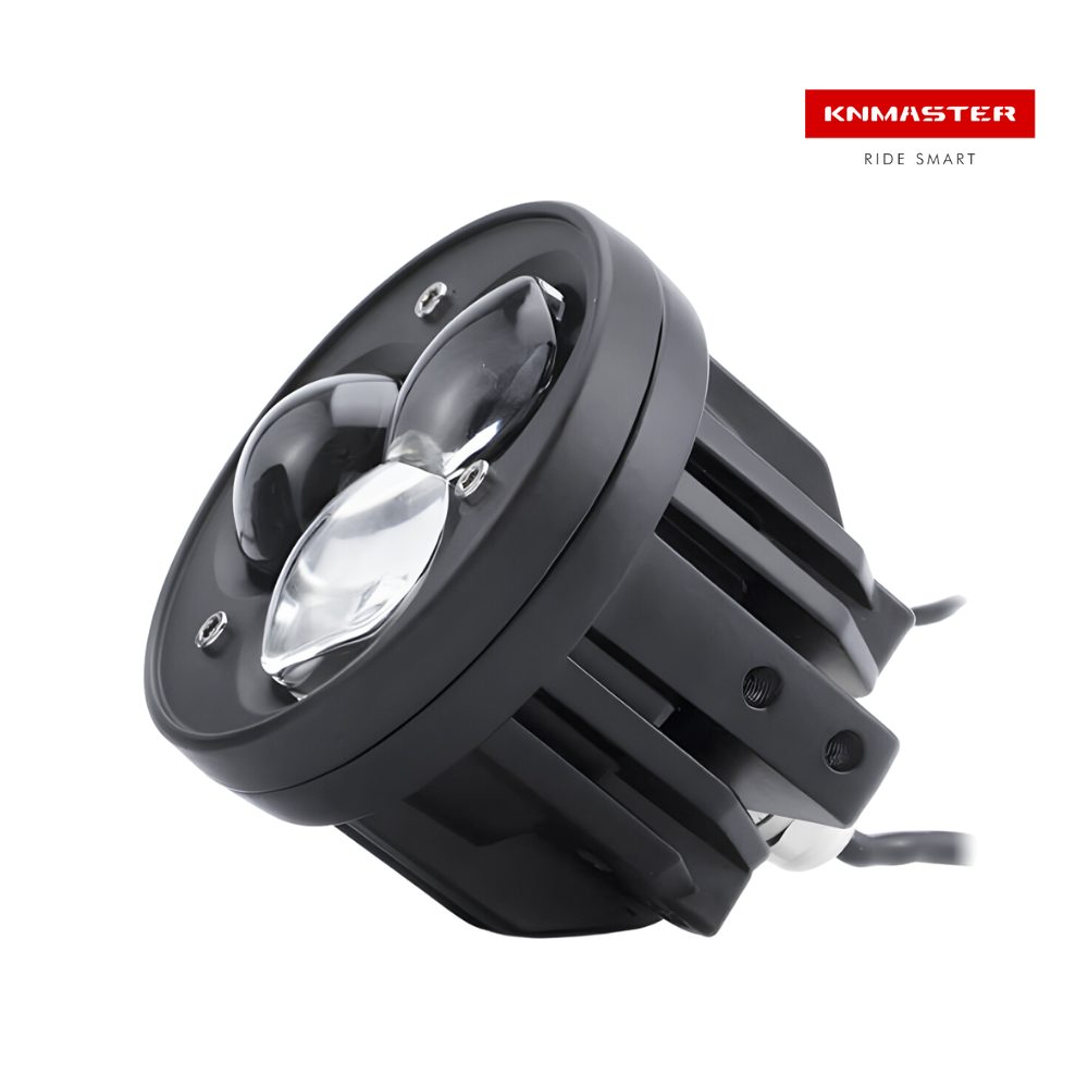 Knmaster Triplebird 34W Çift Renkli Motosiklet Led Sis Farı