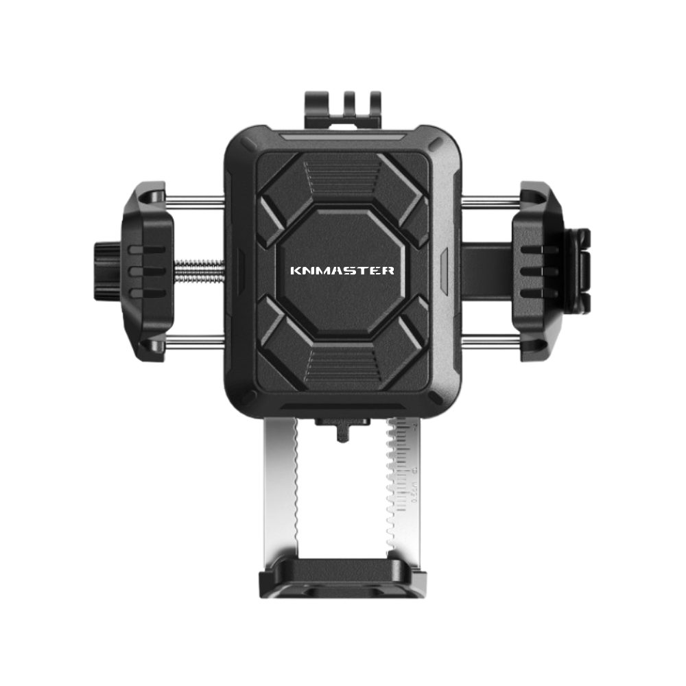KNMASTER TT890L Titreşim Önleyicili Motosiklet Telefon Tutucu (Kamera Bağlantılı)