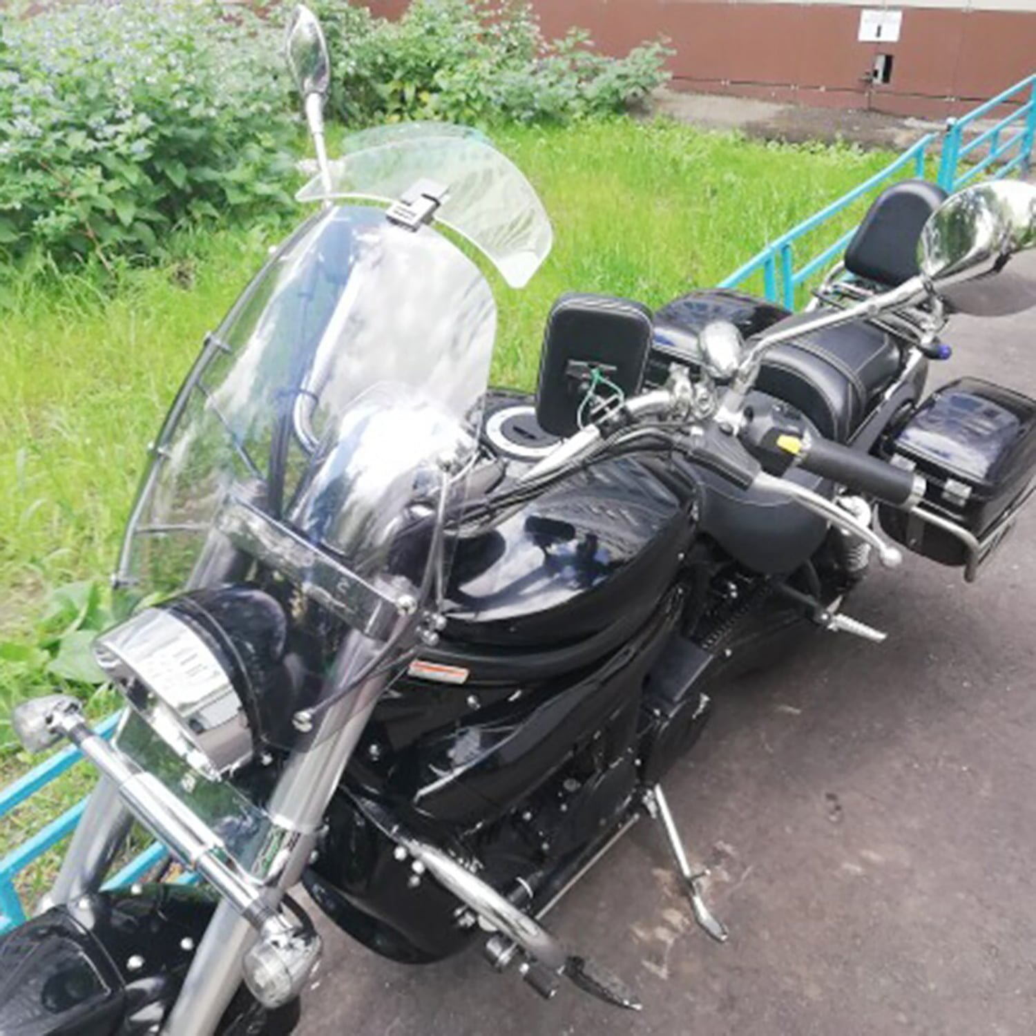 KNMASTER Knmaster Motosiklet Ön Cam Uzatma / Deflektör Model B
