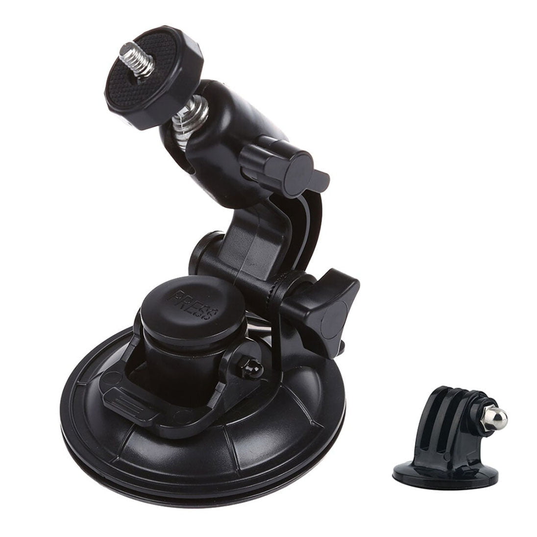 KNMASTER Tüm Aksiyon Kameralara Uyumlu Büyük Boy (9 Cm) Vantuz Vakumlu Bağlantı Aparatı
