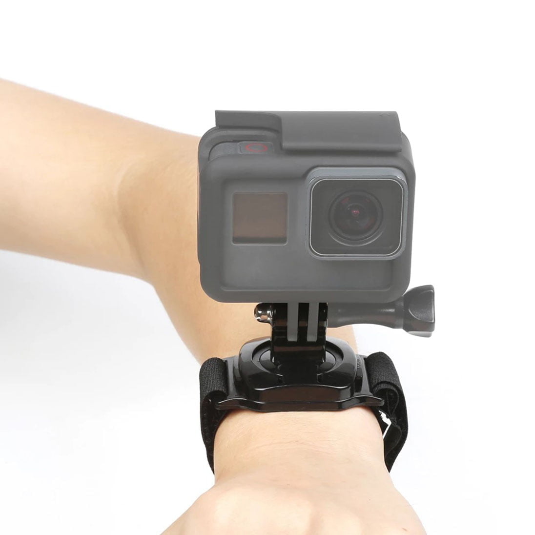 KNMASTER Tüm Aksiyon Kameralara Uyumlu 360 Derece Dönebilen İnce Bileklik Bandı
