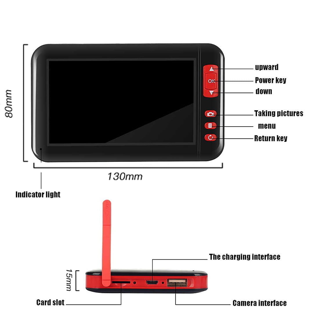 KNMASTER Knmaster Ek-10h Iron Endüstriyel Endoskop Boroskop Yılan Kamera