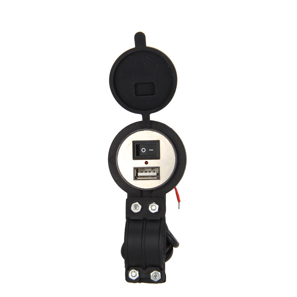 KNMASTER Motosiklet Metal USB Tekli Aç Kapa Buton