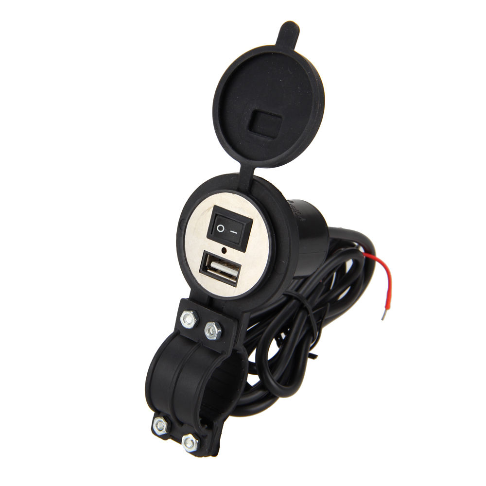 KNMASTER Motosiklet Metal USB Tekli Aç Kapa Buton