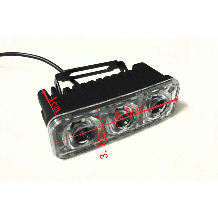 KNMASTER Knmaster 3 LED’li Beyaz LED Sis Farı