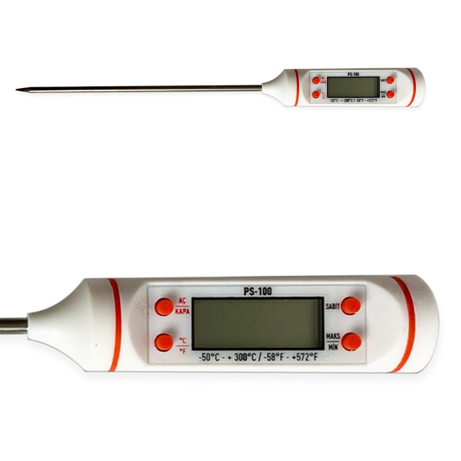 KNMASTER Knmaster PS-100 Gıda Termometresi Beyaz