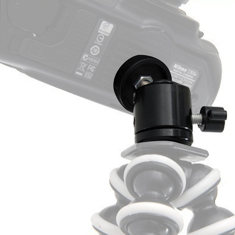 KNMASTER DSLR/SLR Fotoğraf Makineleri İçin 360 Derece Oynar Başlıklı Tripod Adaptörü