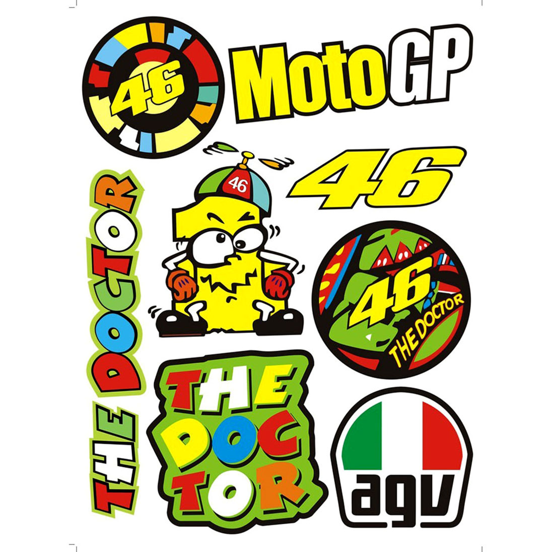 Moto GP Motosiklet Sticker Takımı