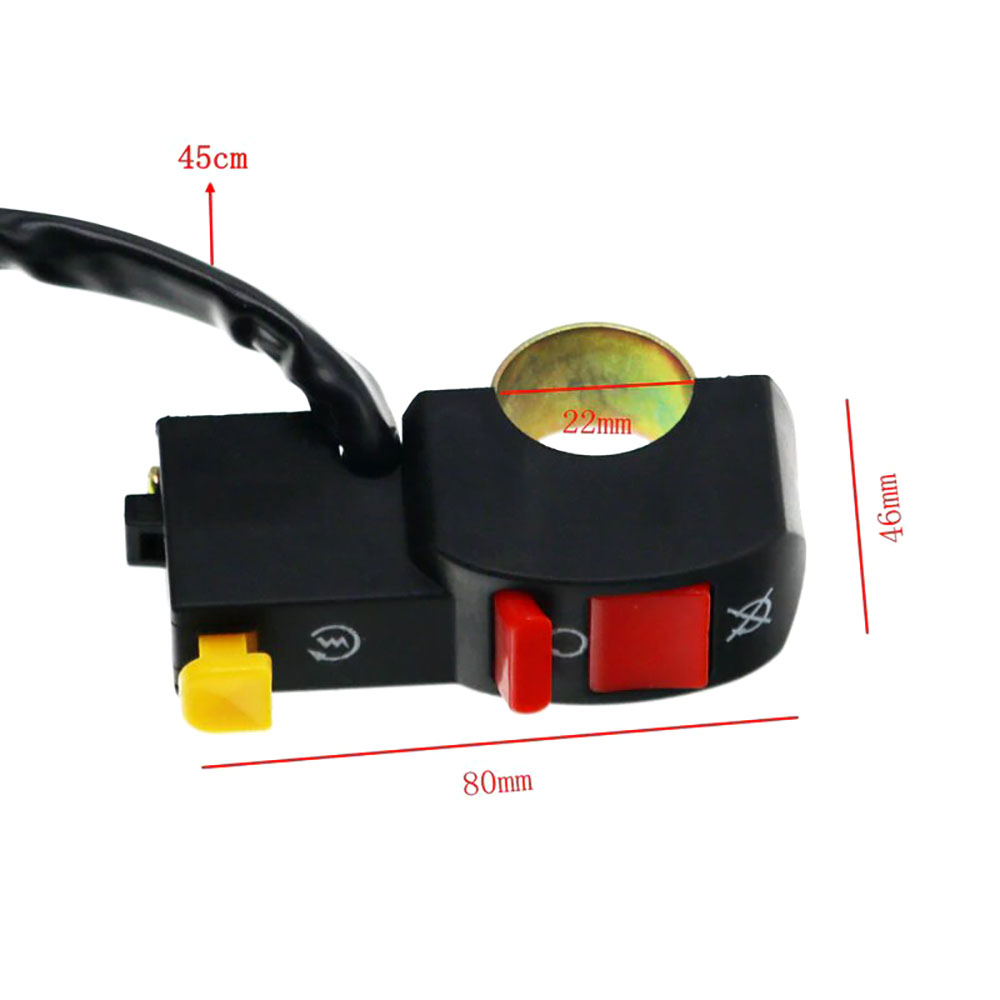KNMASTER Knmaster Motosiklet Sis Farı Aç Kapa + Bas Çek Butonu