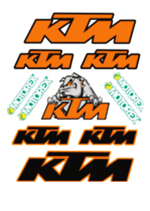 KTM Ktm Motorex Etiket Takımı
