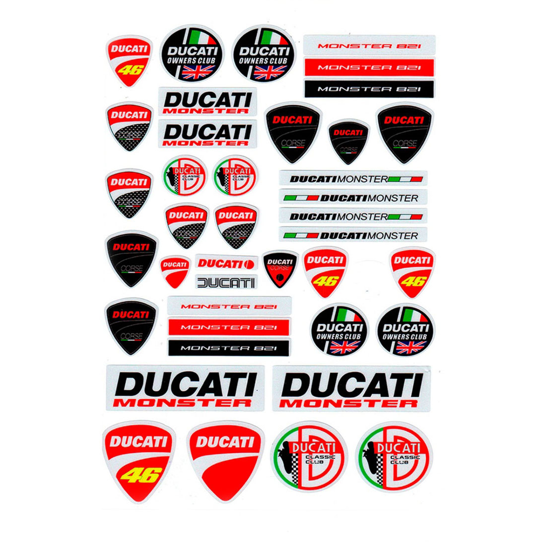 Ducati Ducati Motosiklet Sticker Takımı