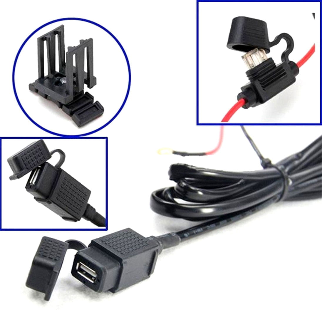 KNMASTER Knmaster USB-100 Su Geçirmez Tek Usbli Şarj Soketi