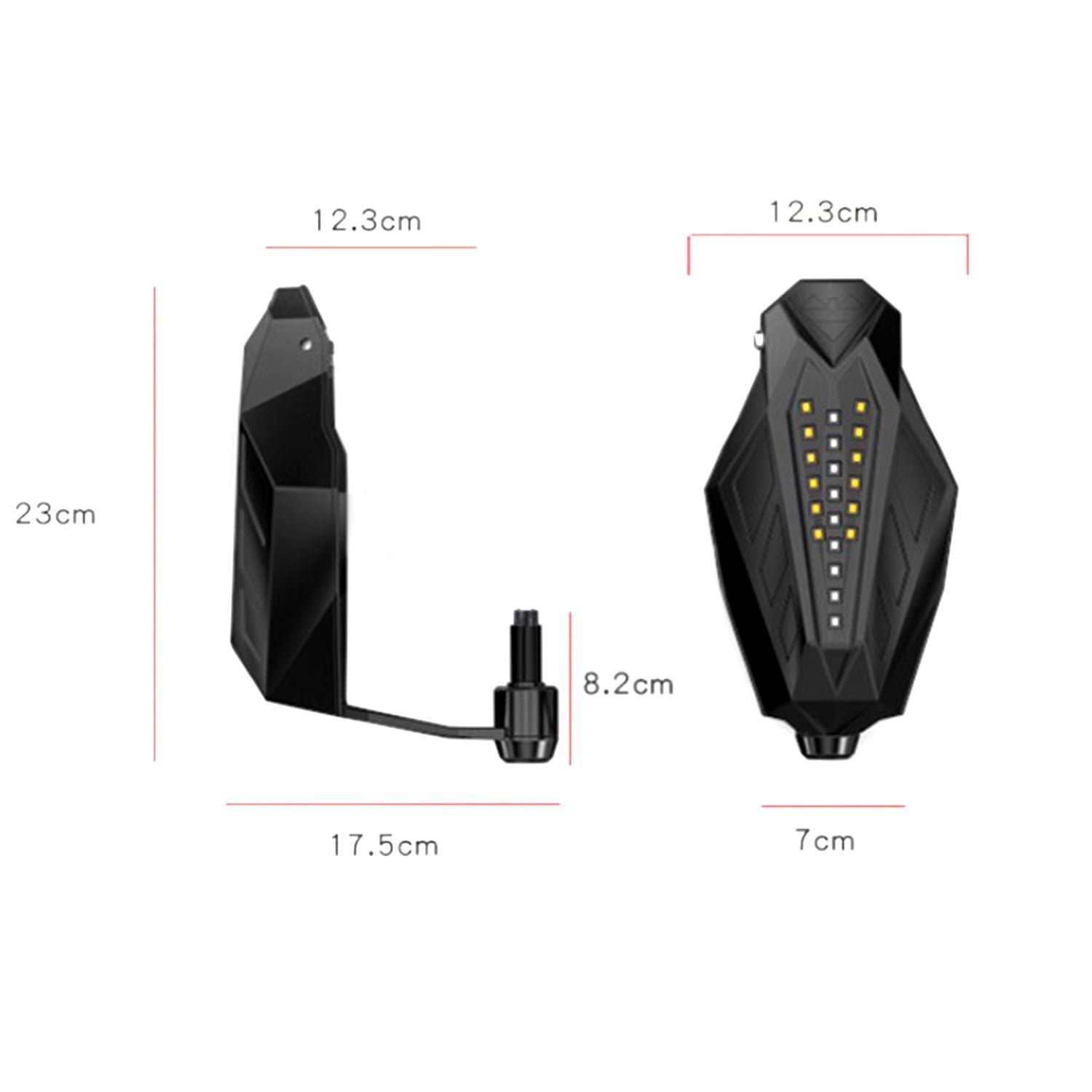 Spirit Beast Led Işıklı Motosiklet Elcik Koruma 8000 Kelvin