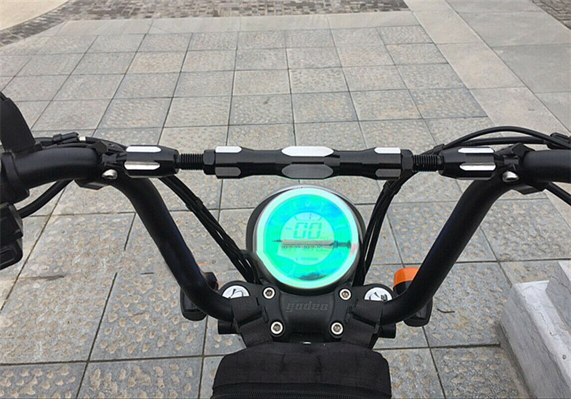 KNMASTER Knmaster Ayarlanabilir Motosiklet Gidon Dengeleyici Bar Siyah