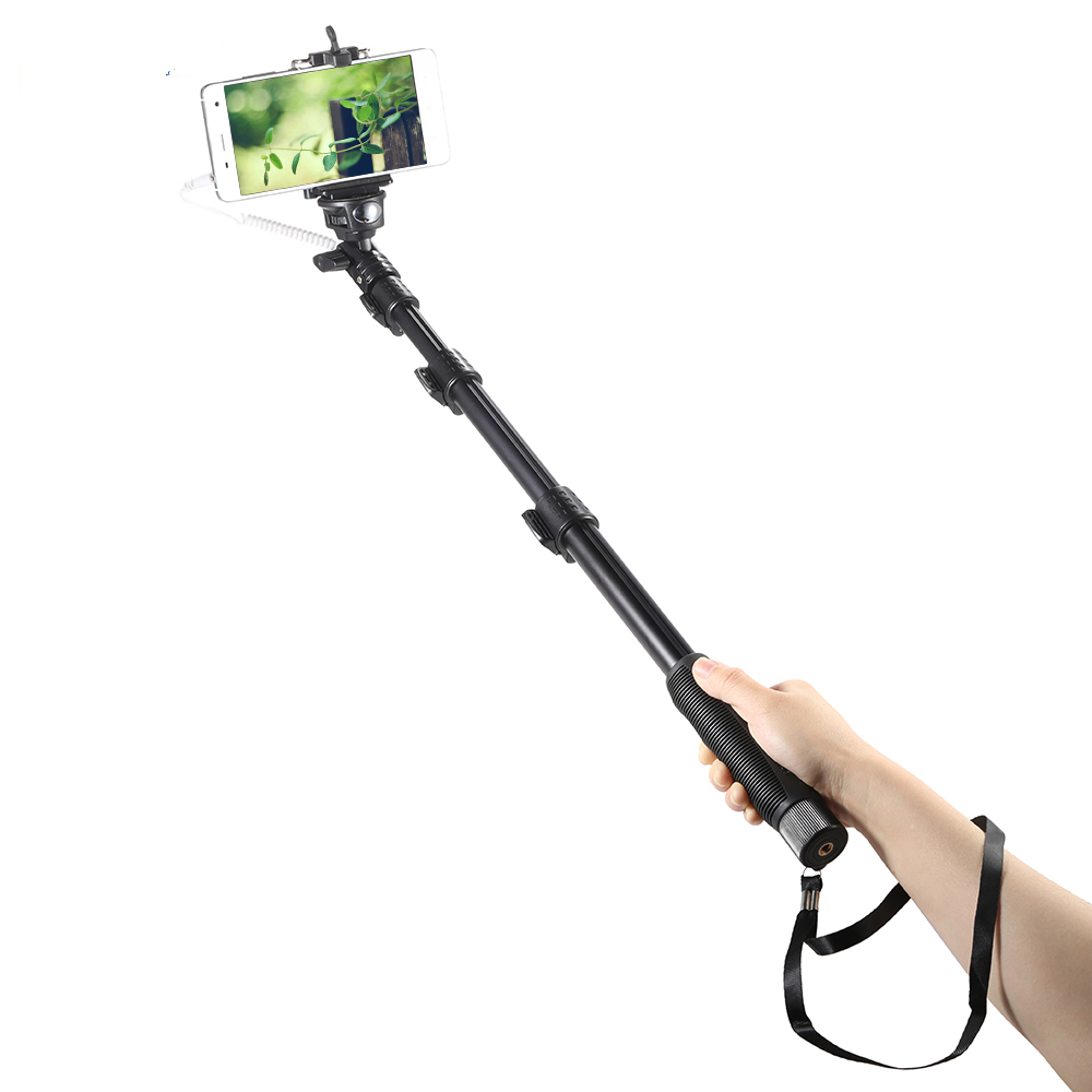 KNMASTER Tüm Aksiyon Kameralara Uyumlu Yunteng Monopod 123 Cm