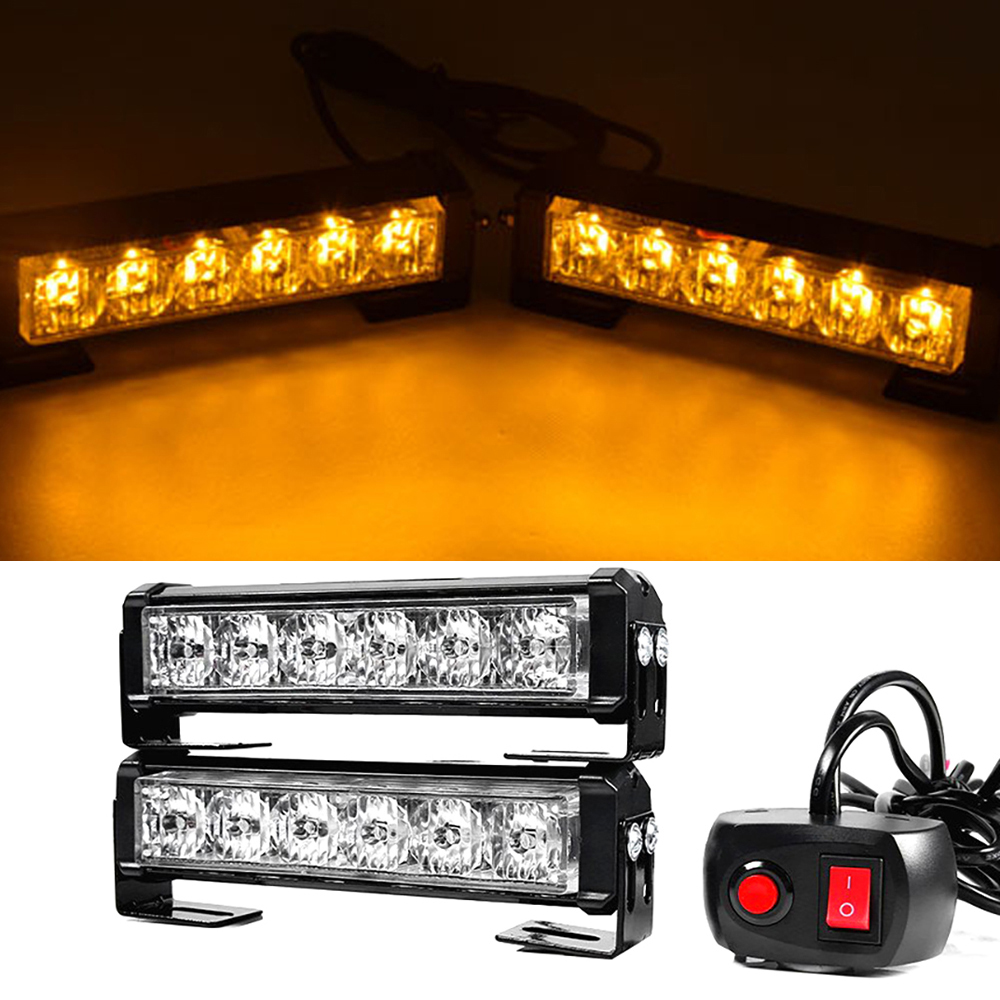 KNMASTER Knmaster Sarı Çakarlı Yatay 6’lı Led Takım