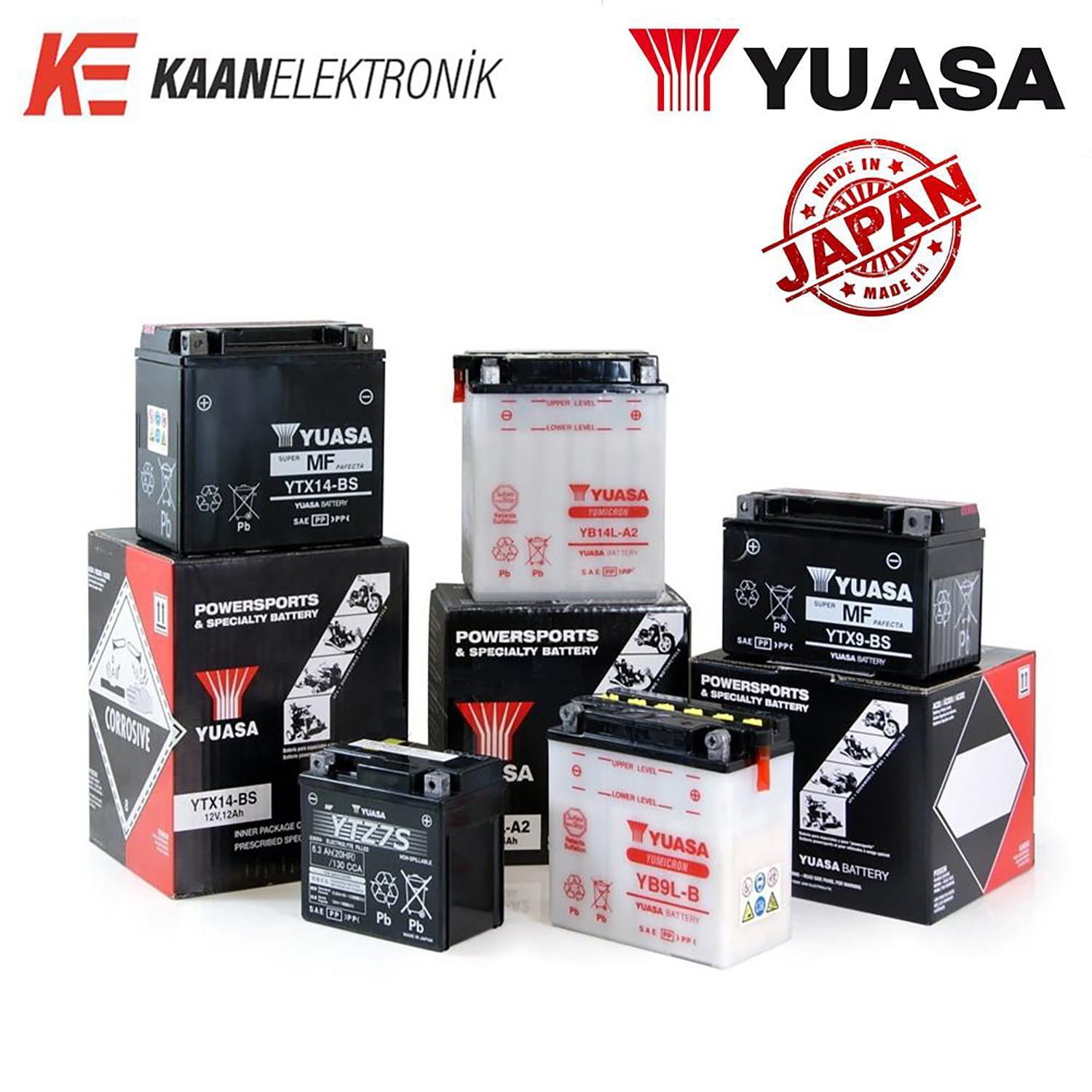 Yuasa Yuasa YTZ14S Motosiklet Aküsü  + Knmaster Anahtarlık Hediyeli