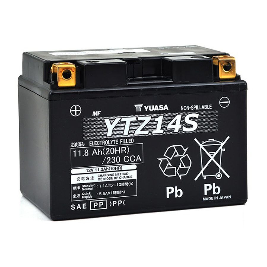 Yuasa Yuasa YTZ14S Motosiklet Aküsü  + Knmaster Anahtarlık Hediyeli