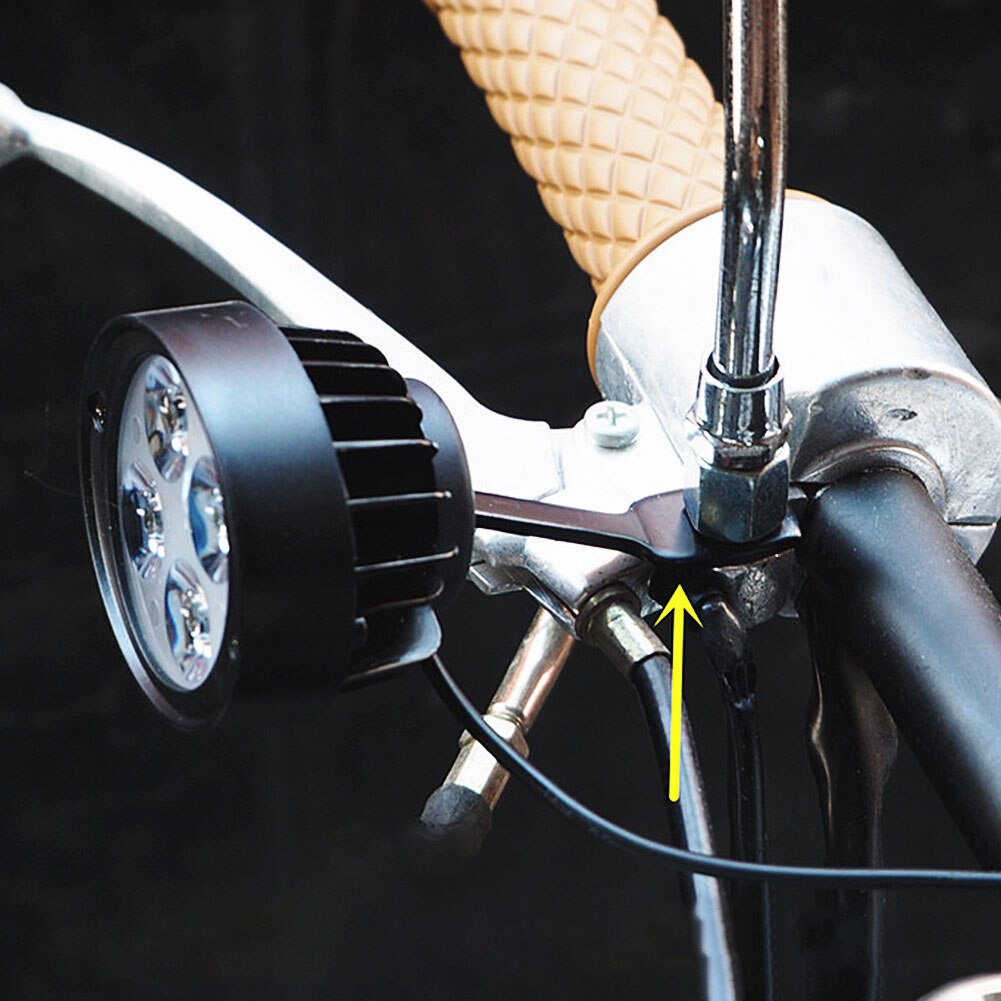 KNMASTER Knmaster Badger 12W Ayna Bağlantılı Motosiklet Sis Farı