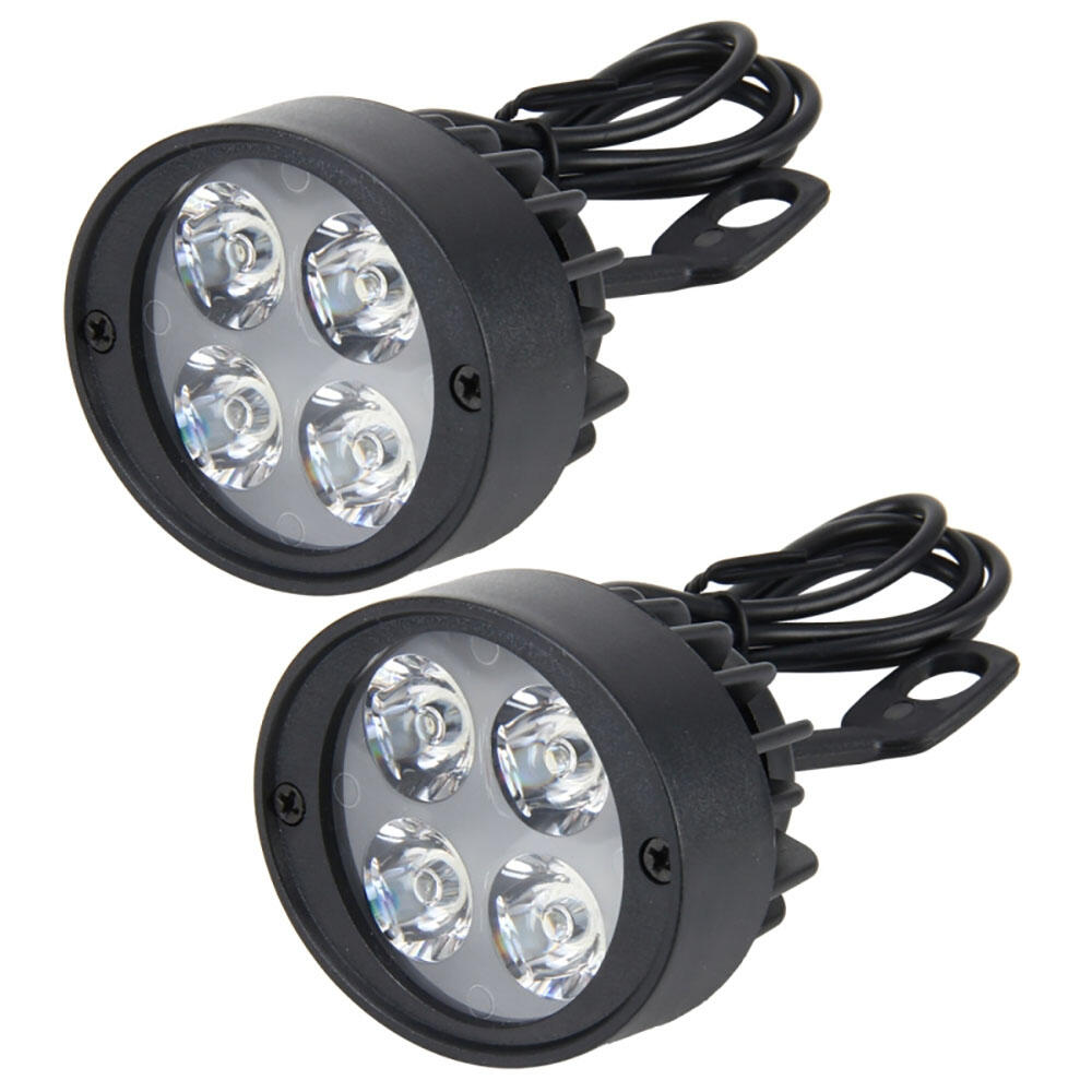 KNMASTER Knmaster Badger 12W Ayna Bağlantılı Motosiklet Sis Farı
