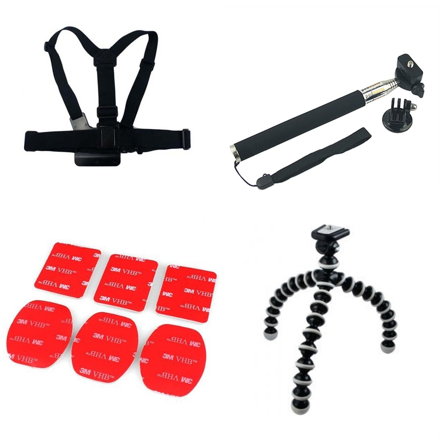 KNMASTER GoPro Aksiyon Kamera Paketi 12 Parça