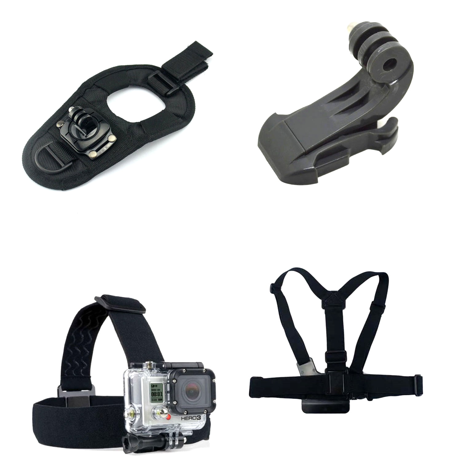 KNMASTER GoPro Aksiyon Kamera Paketi 8 Parça KNMASTER GoPro Aksiyon Kamera Paketi 8 Parça
