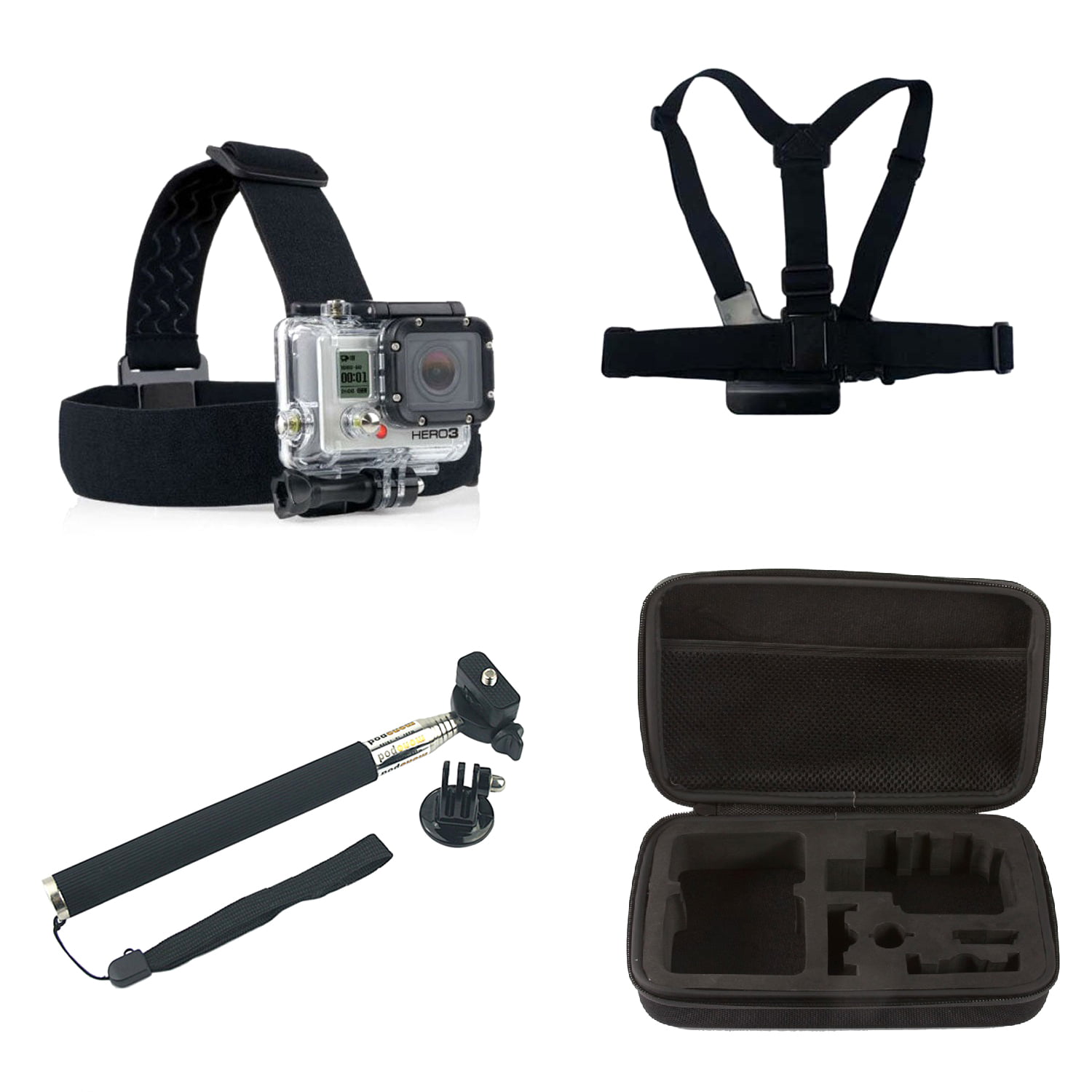 KNMASTER GoPro Aksiyon Kamera Paketi 3/3+ KNMASTER GoPro Aksiyon Kamera Paketi 3/3+