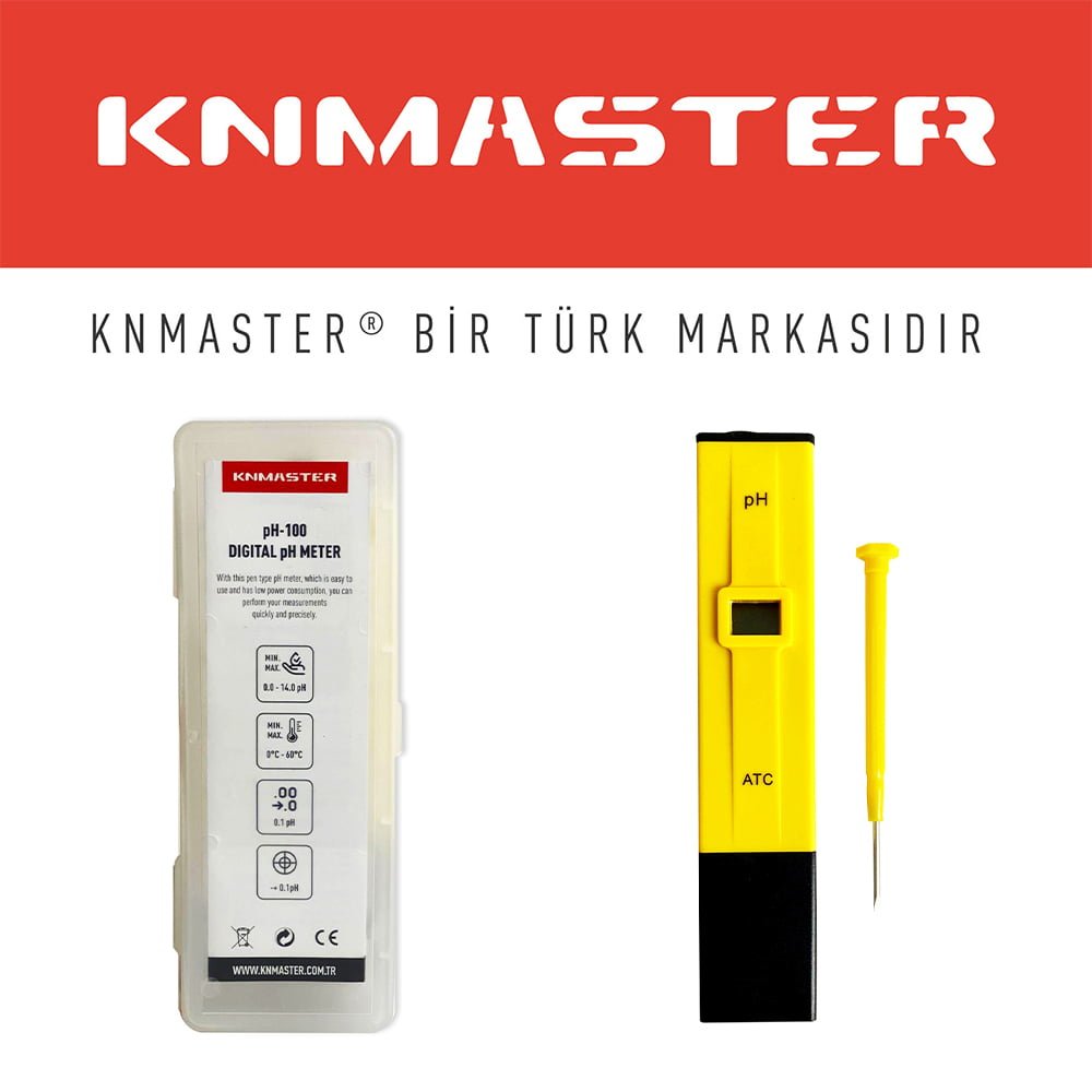 KNMASTER Knmaster Ph-100 Dijital PH Metre, Su Sıvı Akvaryum PH Ölçer