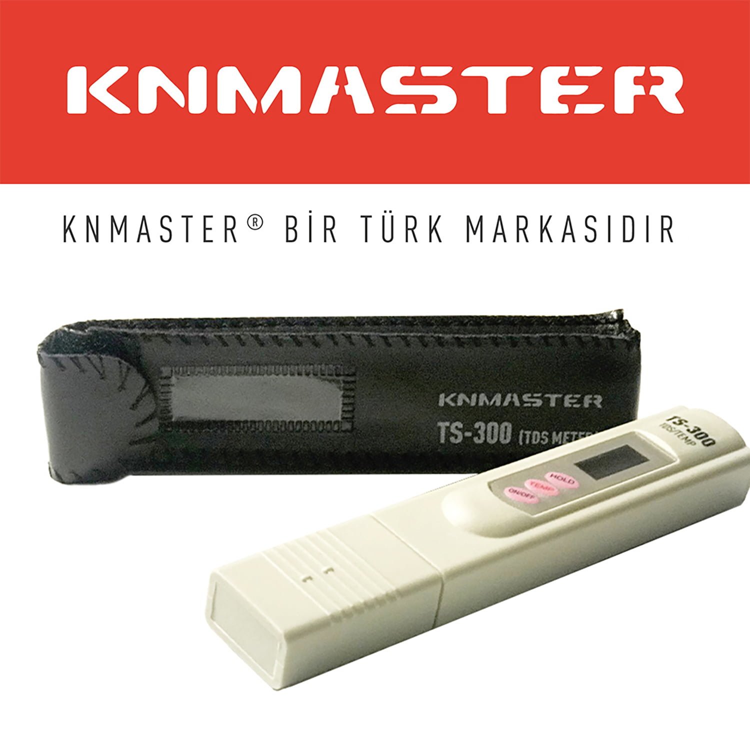 KNMASTER Knmaster TS-300 TDS Metre Termometreli Su Kalite Ölçüm Cihazı