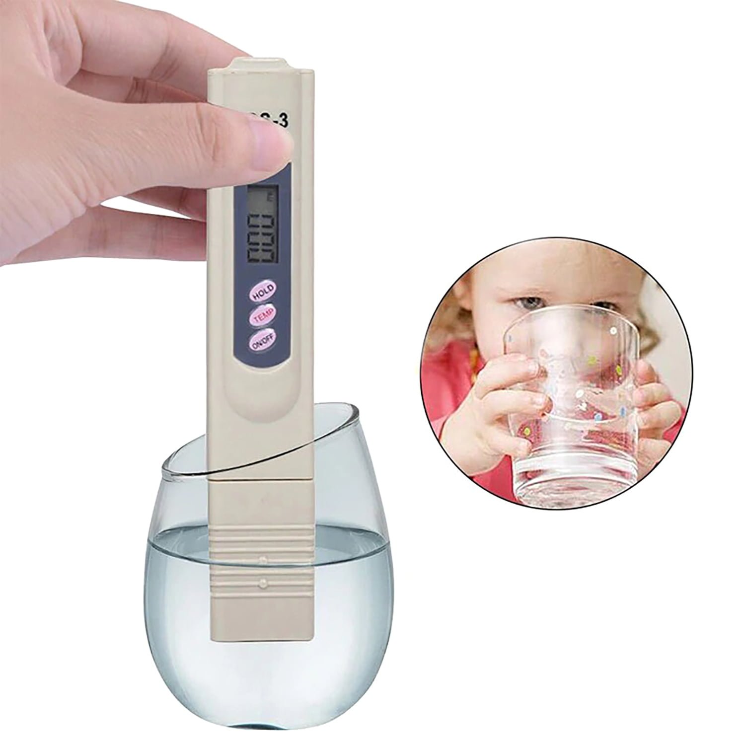 KNMASTER Knmaster TS-300 TDS Metre Termometreli Su Kalite Ölçüm Cihazı