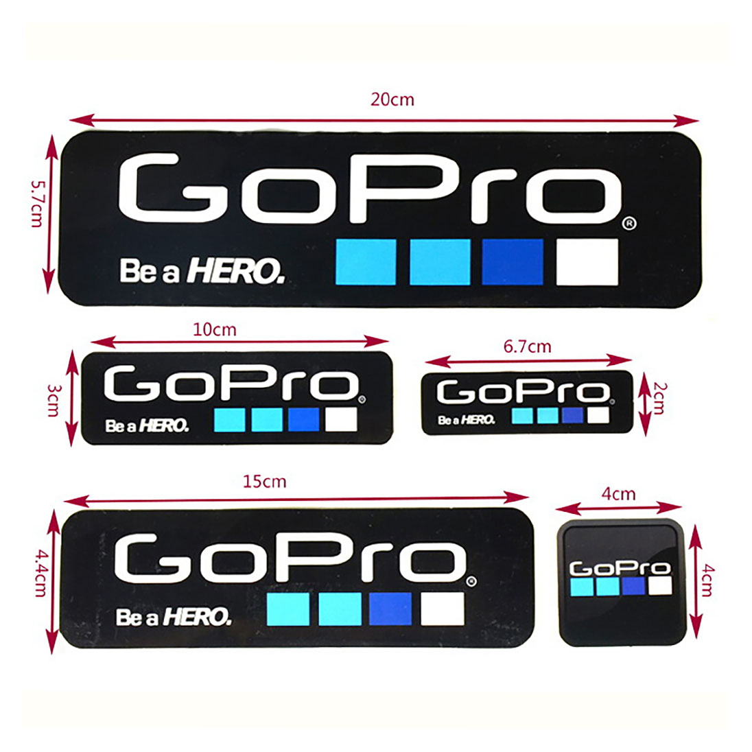 GoPro Sticker Takımı 9 Parça