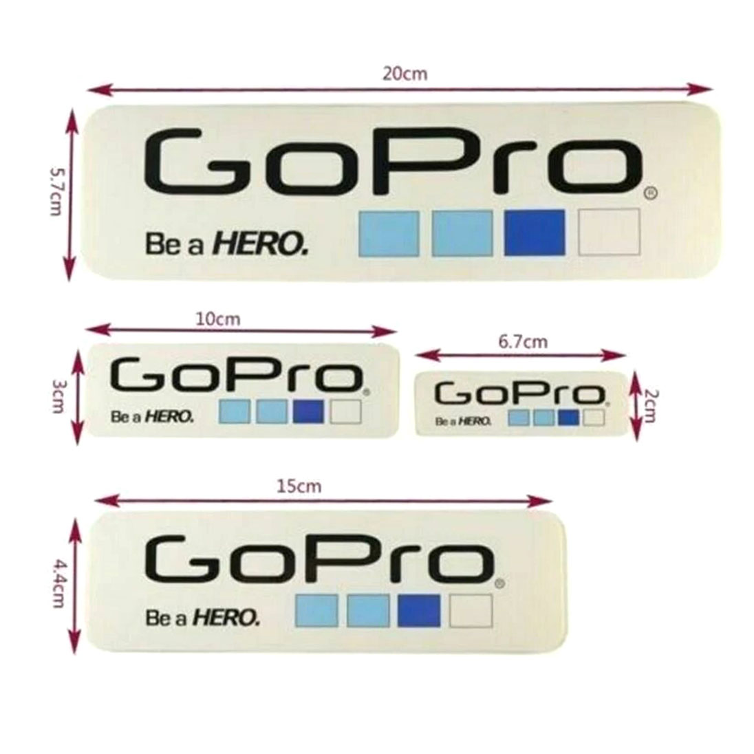 GoPro Sticker Takımı 9 Parça
