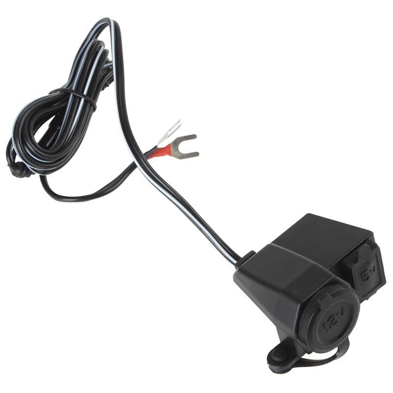 KNMASTER Knmaster Motosiklet Çakmaklık + Usb Şarj Soketi Su Geçirmez