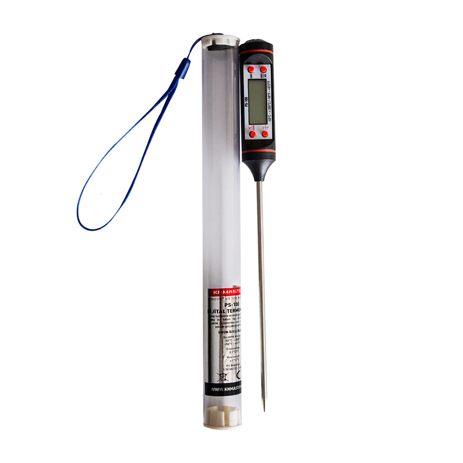 KNMASTER Knmaster PS-100 Gıda Termometresi Siyah