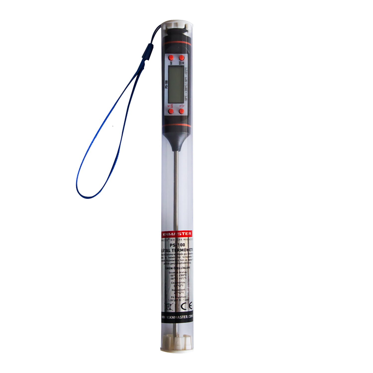KNMASTER Knmaster PS-100 Gıda Termometresi Siyah