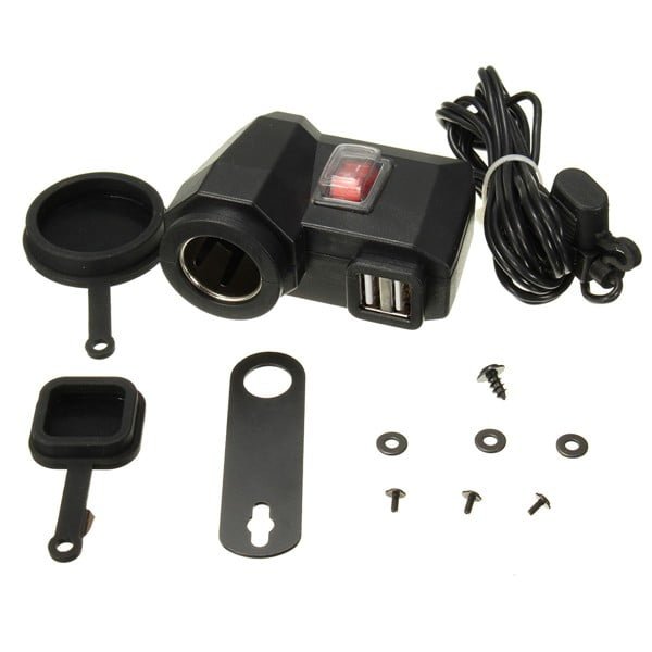 KNMASTER KNMASTER Su Geçirmez Çakmaklık + Çiftli Usb Portu
